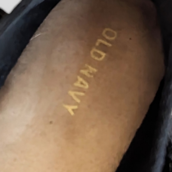 ❤️Old Navy Canvas Slip-on Espadrille Flats in Black - Picture 6 of 10